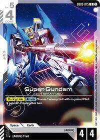 Super Gundam | Steel Requiem | Uncommon | Normal | #GD03-075