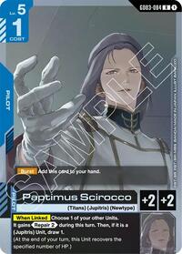 Paptimus Scirocco | Steel Requiem | Rare | Holofoil | #GD03-084