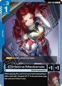 Christina Mackenzie | Steel Requiem | Uncommon | Normal | #GD03-085