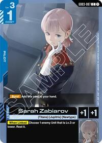 Sarah Zabiarov | Steel Requiem | Common | Normal | #GD03-087
