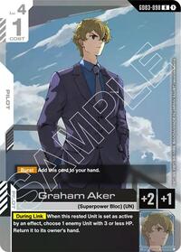 Graham Aker | Steel Requiem | Rare | Holofoil | #GD03-098