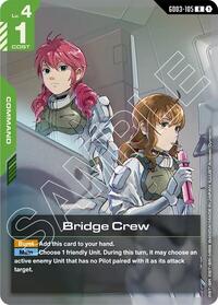 Bridge Crew | Steel Requiem | Rare | Holofoil | #GD03-105