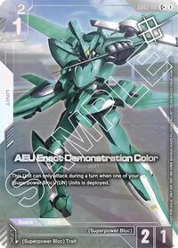 AEU Enact Demonstration Color (Store Tournament Winner Pack 03) | Gundam Promotional Cards | C+ | Holofoil | #GD03-081