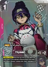 Nyaan (Store Tournament Winner Pack 03) | Gundam Promotional Cards | U+ | Holofoil | #GD03-092