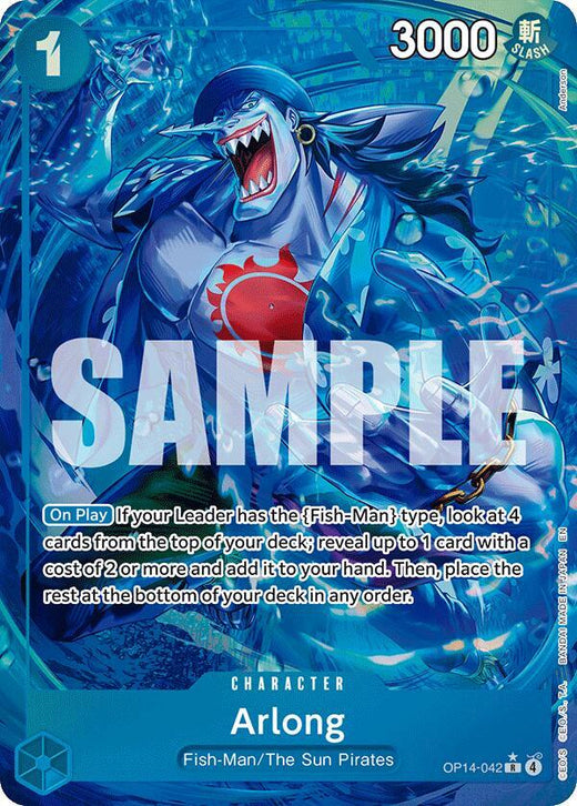 Arlong (Alternate Art) OP14-042 R Foil