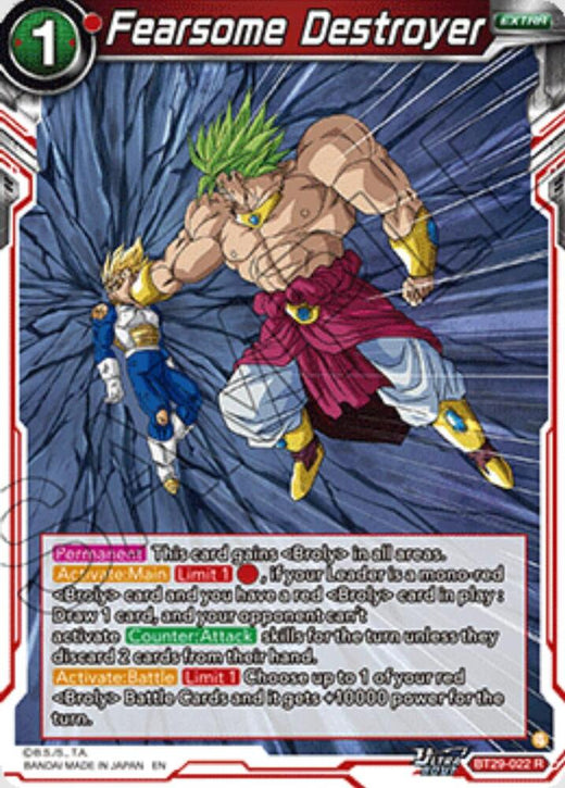 Fearsome Destroyer BT29-022 Rare