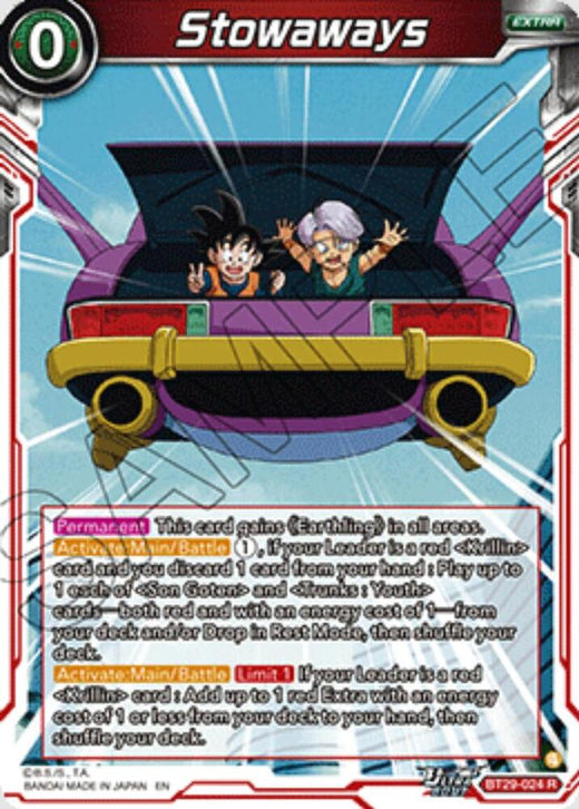 Stowaways BT29-024 Rare