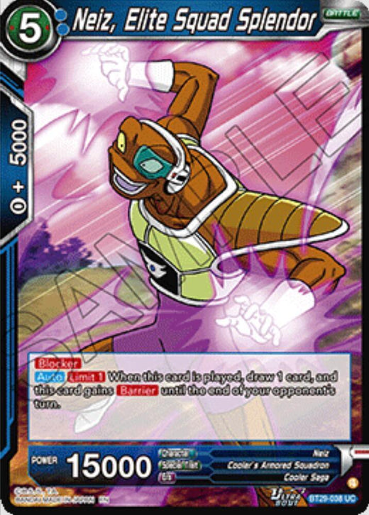 Neiz, Elite Squad Splendor BT29-038 Uncommon