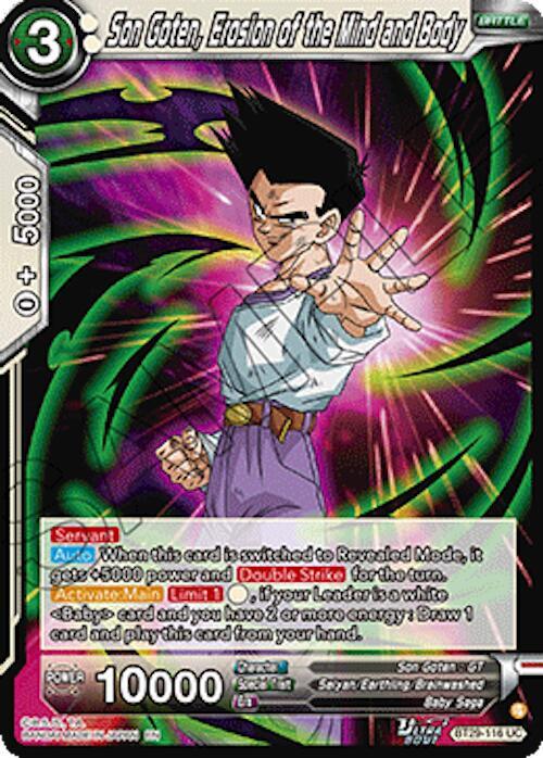 Son Goten, Erosion of the Mind and Body BT29-116 Uncommon