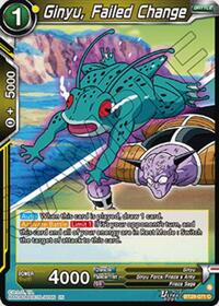 Ginyu, Failed Change | Fearsome Rivals | Common | Foil | #BT29-071
