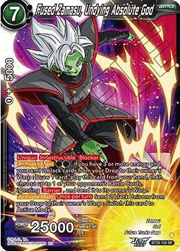 Fused Zamasu, Undying Absolute God BT29-100 Super Rare Foil