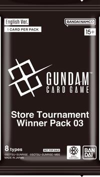 Gundam Card Game: Store Tournament Winner Pack 03