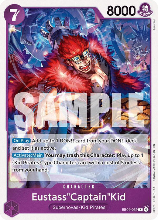 Eustass"Captain"Kid - EB04-039 EB04-039 R Foil