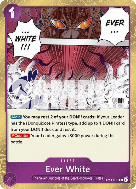 Ever White OP14-076 R Foil