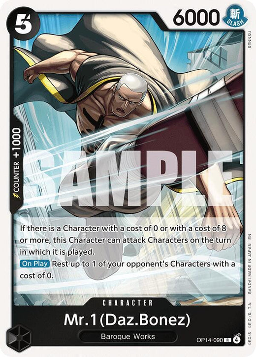 Mr.1(Daz.Bonez) OP14-090 R Foil