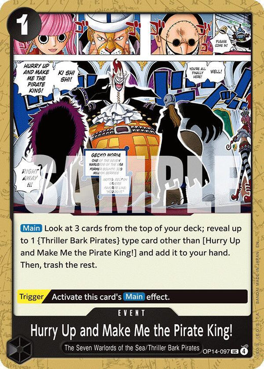 Hurry Up and Make Me the Pirate King! OP14-097 UC