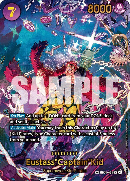 Eustass"Captain"Kid - EB04-039 (SP) EB04-039 R Foil