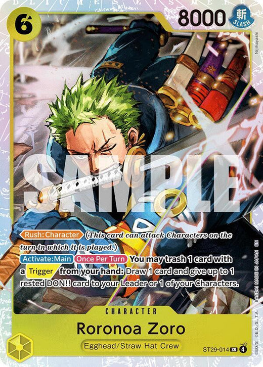 Roronoa Zoro ST29-014 SR Foil