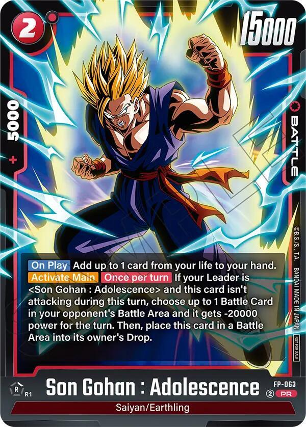 DBS Fusion World: Tournament and Championship Promos Singles 3/4