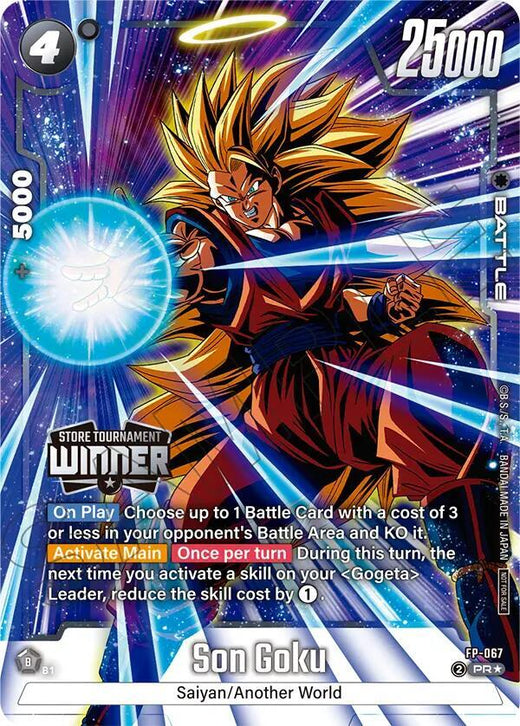 Son Goku (Paquete de Torneo -Ganador- 09) FP-067 Promo Foil