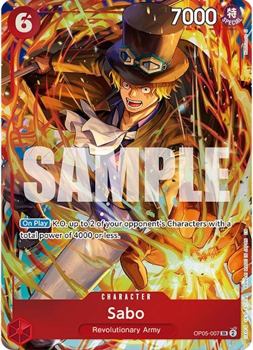 Sabo (Illustration Box Vol.5) OP05-007 SR Foil