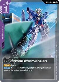 Armed Intervention | Starter Deck 07: Celestial Drive | Common | Normal | #ST07-013