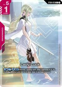 Lady Luck (C+) | Starter Deck 08: Flash of Radiance | C+ | Holofoil | #ST08-013