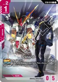 Valiant (C+) | Starter Deck 08: Flash of Radiance | C+ | Holofoil | #ST08-014