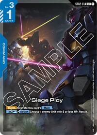 Siege Ploy (C+) | Starter Deck 08: Flash of Radiance | C+ | Holofoil | #ST02-014