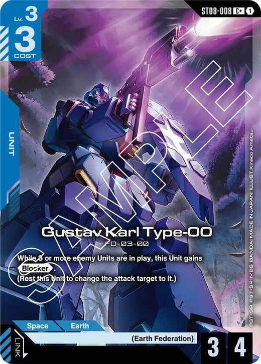Gustav Karl Type-00 (C+) ST08-008 C+ Holofoil