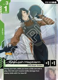 Allelujah Haptism (C+) | Starter Deck 07: Celestial Drive | C+ | Holofoil | #ST07-012