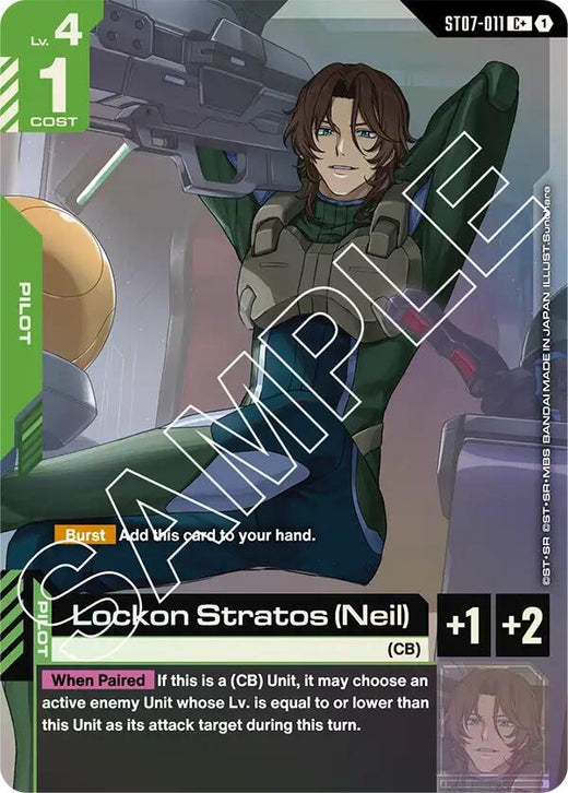 Lockon Stratos (Neil) (C+) ST07-011 C+ Holofoil