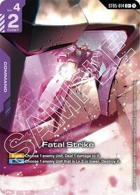 Fatal Strike (C+) | Starter Deck 07: Celestial Drive | C+ | Holofoil | #ST05-014