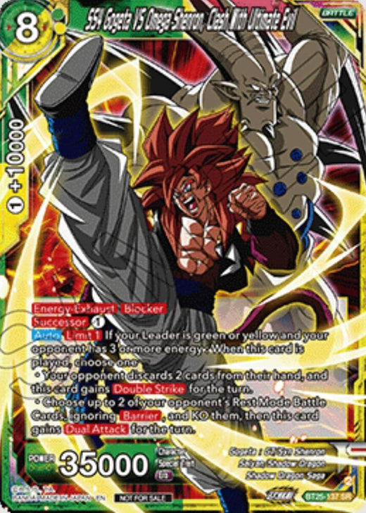 SS4 Gogeta VS Omega Shenron, Clash With Ultimate Evil (Ultra-Bout Series Tournament Pack Vol.1) BT25-137 Super Rare