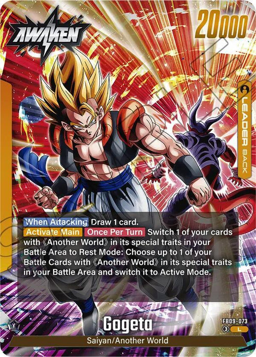 Son Goku/Vegeta // Gogeta FB09-073 L