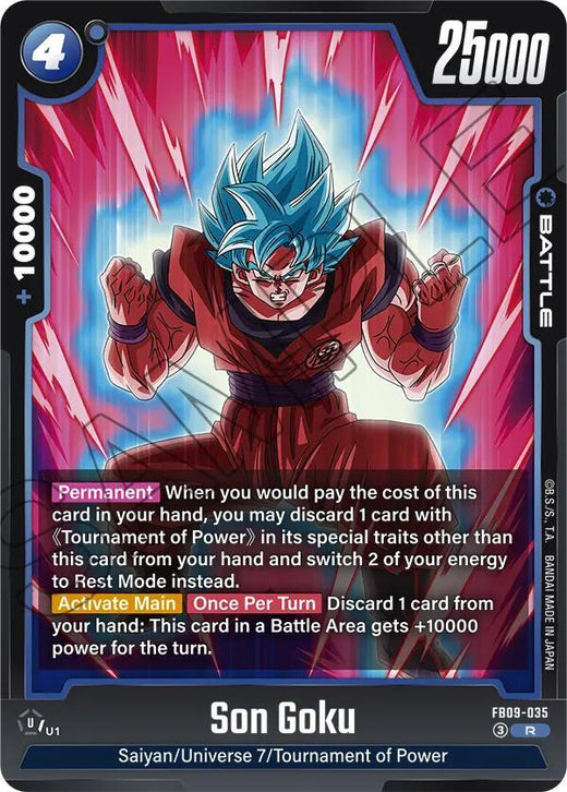 Son Goku FB09-035 R Foil