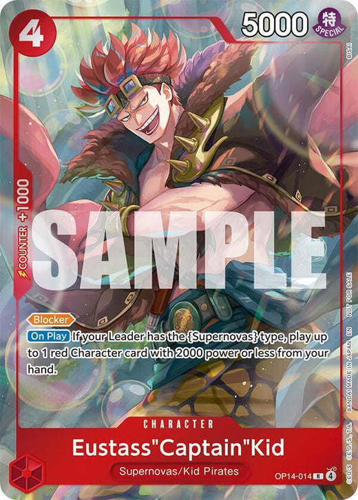 Eustass"Captain"Kid - OP14-014 (Dash Pack) OP14-014 R Foil