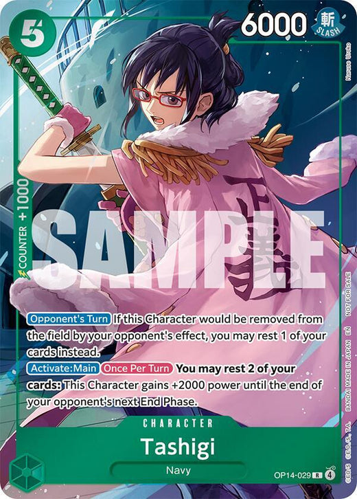 Tashigi (Dash Pack) OP14-029 R Foil