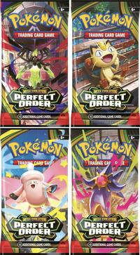 Pokemon: Perfect Order Booster Pack Art Bundle [Set of 4]