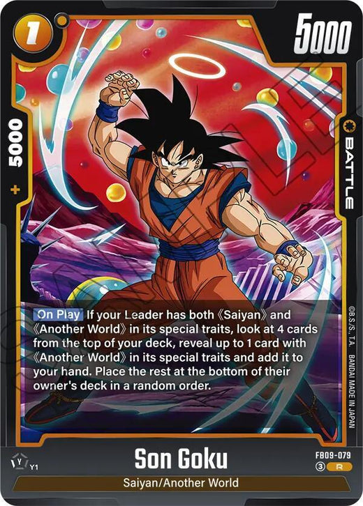 Son Goku FB09-079 R Foil
