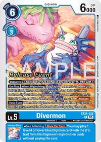 Divermon | Time Stranger Release Event Cards | Rare | Foil | #BT24-028 R