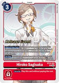 Hiroko Sagisaka | Time Stranger Release Event Cards | Rare | Foil | #BT24-083 R