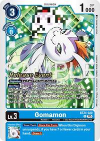 Gomamon | Time Stranger Release Event Cards | Uncommon | Foil | #BT24-020 U