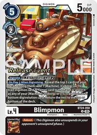 Blimpmon | Time Stranger Release Event Cards | Uncommon | Foil | #BT24-058 U