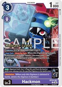 Hackmon | Time Stranger Release Event Cards | Uncommon | Foil | #BT24-067 U