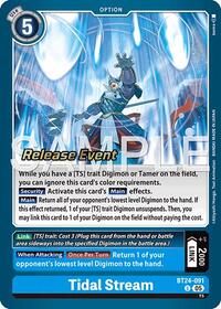 Tidal Stream | Time Stranger Release Event Cards | Uncommon | Foil | #BT24-091 U