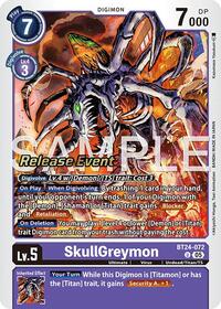 SkullGreymon | Time Stranger Release Event Cards | Uncommon | Foil | #BT24-072 U
