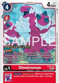 Dimetromon | Time Stranger Release Event Cards | Uncommon | Foil | #BT24-012 U