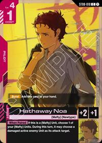 Hathaway Noa (ST08 Release Event) | Gundam Promotional Cards | Common | Holofoil | #ST08-010
