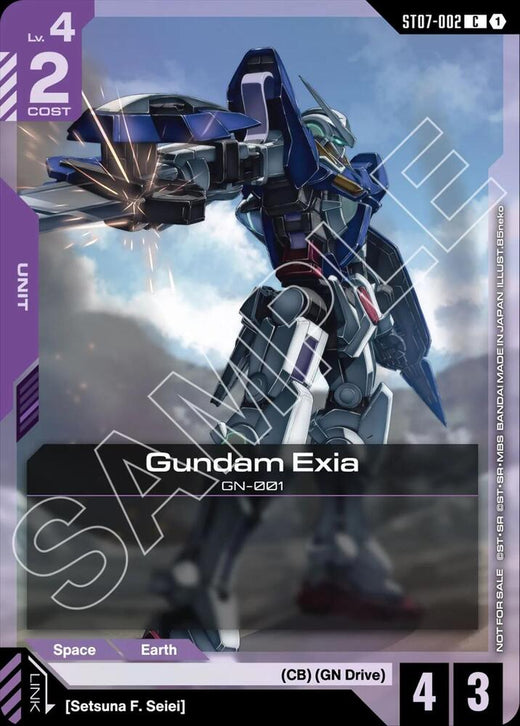 Gundam Exia (ST07 Release Event) ST07-002 Common Holofoil